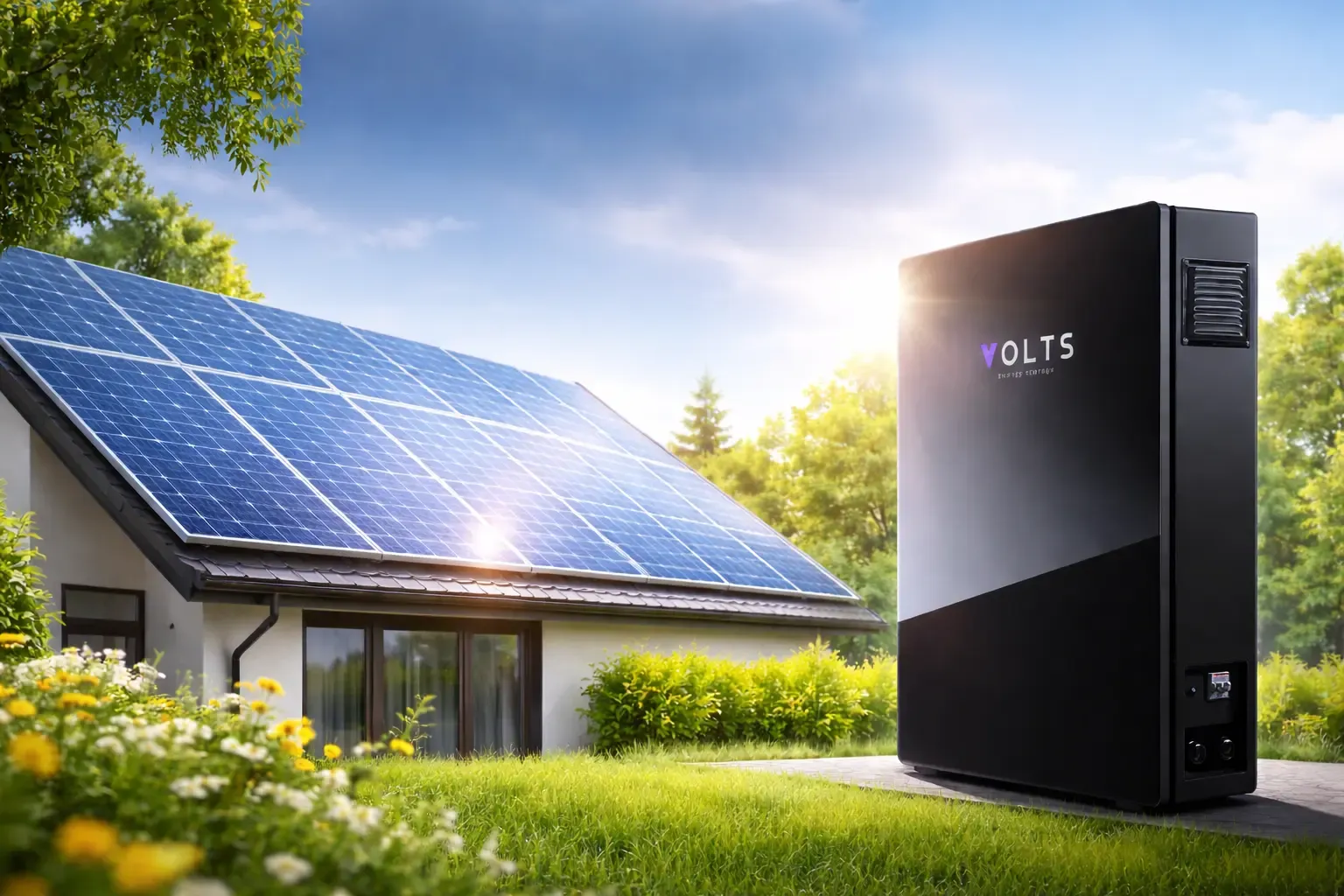 Volt Class Api Солнечные панели и накопитель VOLTS: гибридная система